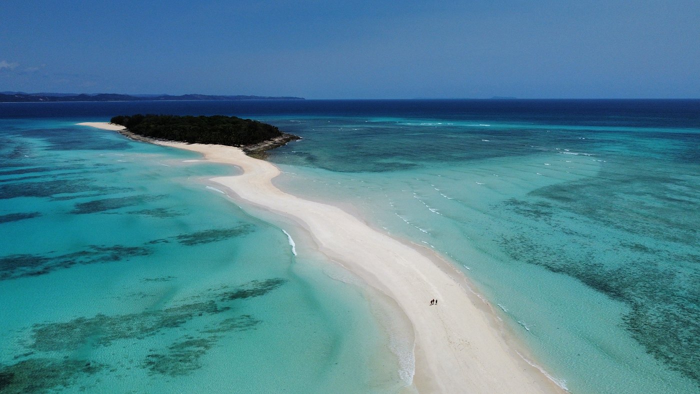 Pristine beach